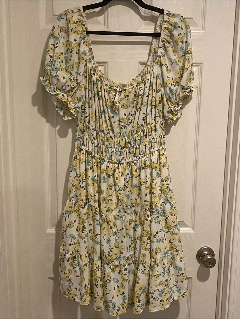 Liberty Love Cream Mini Dress